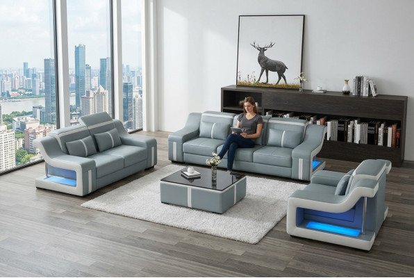Sofagarnitur 3+1 Polster Designer Sofas Garnitur Couch Sofa Garnituren