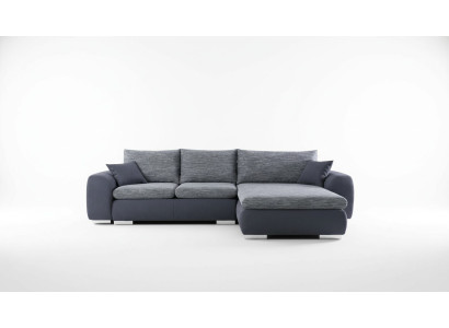 Ecksofa Bettfunktion Couch Graue Polster Couchen Textil Sofas Sofa
