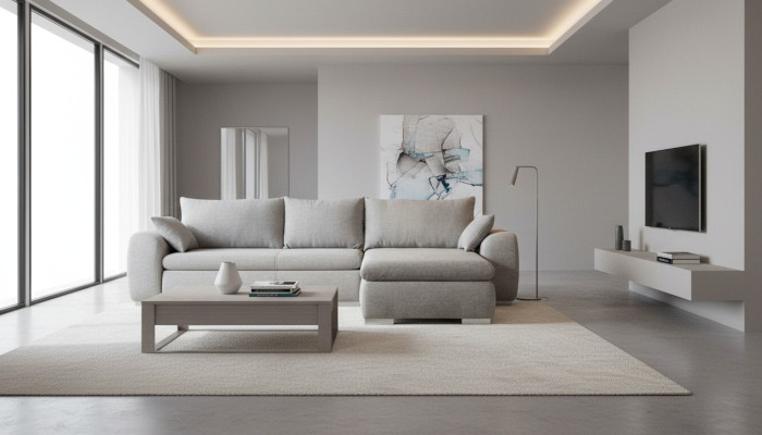 Ecksofa Sofa Couch Polster L Form Wohnlandschaft Sitzgarnitur Sofas
