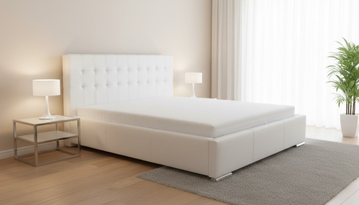 Designer Bett Schlafzimmer Betten Textil Leder Hotel Luxus Polster Luxus