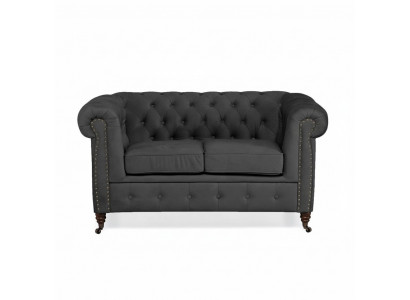 Design Zweisitzer Möbel 2 Sitzer Sofa Couch Polster Lounge Club Couchen