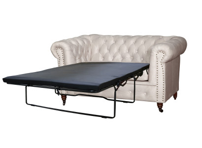 Chesterfield 2 Sitzer Sofa Büro Couch mit Bettfunktion Sofas Couchen Zweisitzer