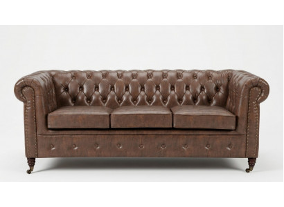 Designer Chesterfield Sofagarnitur Sofa Couch Polster Set 3+2+1 Sitzer