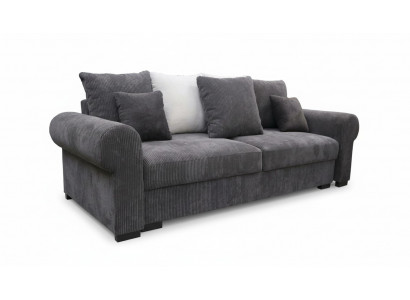 Schlafsofa big xxl Lümmel Wohnzimmer Couch 256cm Bettfunktion Sofa