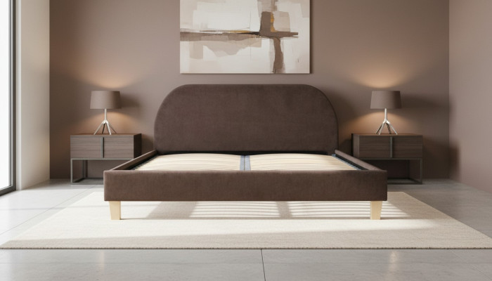 Luxus Textil Design Polster Betten Doppel Modernes Bett Ehe Exclusiv
