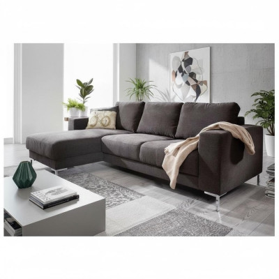 Wohnlandschaft L-Form Ecksofa Couch Design Polster Textil Garnitur Sofa