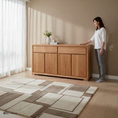 Kommode xxl Schlafzimmer Wohnzimmer Sideboard Massive Möbel Holzschrank Schränke