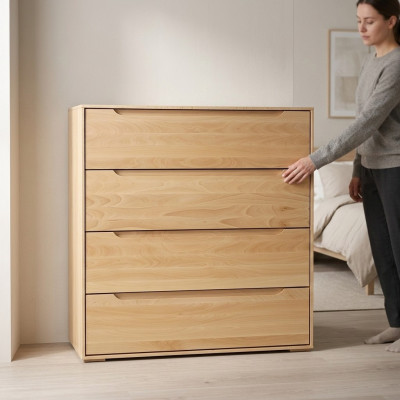 Anrichte Massive Kommode Schrank Möbel Kommoden Echtholz Lowboard Neu Sideboard