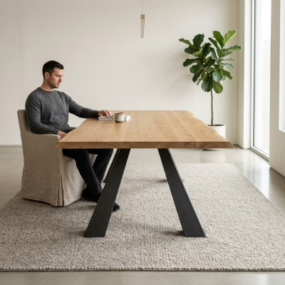 Esstisch Holztisch Holz Tische Tisch Esszimmer Massiv Vollholz Möbel Wohnzimmer