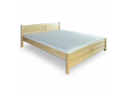 Bett 200x200cm Vollholz-Bett Massivholz Bettgestell Doppelbett