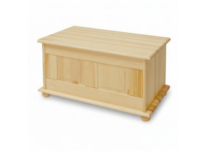 Deko Box Vollholz Möbel Holz Möbel Handarbeit Schatule Truhe Echtholz 86x45cm