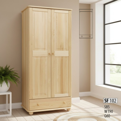 Kleiderschrank Schlafzimmer Holz Schrank Echte Handarbeit Vollholz Schrank