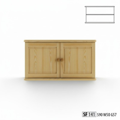 Schrank Aufsatz Kleiderschrank handgefertigter Holzverlängerung Holz Echtholz