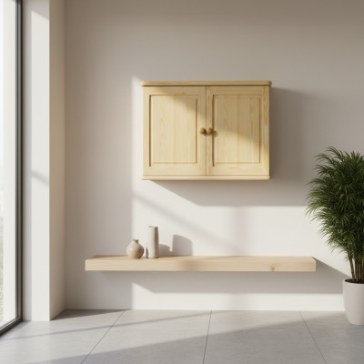 Massive Wandschrank Möbel Kommoden Echtholz Schränke Schrank