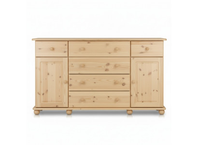 Design Kommode Handarbeit Holz Anrichte Sideboard Schrank Neu Vollholz Möbel Neu