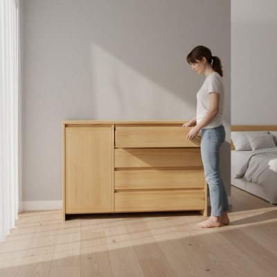 Massive Kommode Sideboard Möbel Kommoden Echtholz Schränke Neu Anrichte Schrank