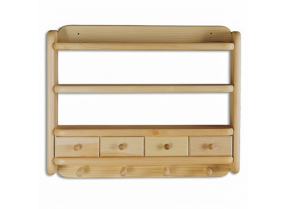Schrank Vollholz Möbel Holz Regal Massivholz Wandschrank Regale Küchenschrank