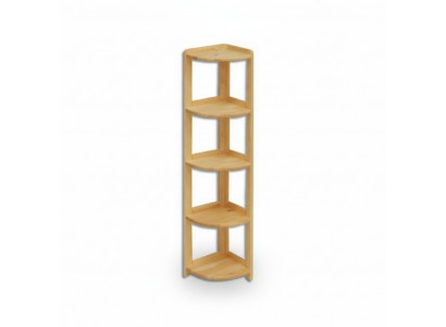 Eckregal Bücherregal Wohnzimmer Wand Regal Echtes Holz Regale Eckregale Büro Neu