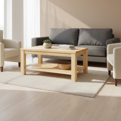 Holztisch Couchtische aus Holz massive wohnzimmer möbel 120x70cm massiv tische