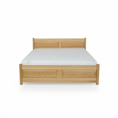 Bett Holz Massive Schlafzimmer Betten 100x200 cm Einzelbett Massivmöbel 