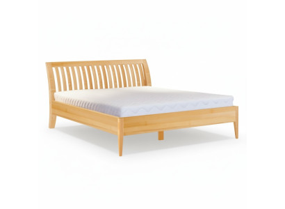 Bett Holz Massive Schlafzimmer Betten 100x200 cm Einzelbett Massivmöbel Möbel