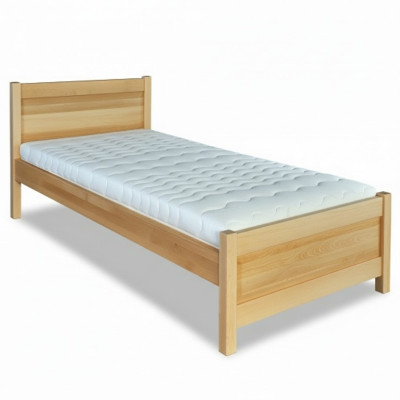 Holzbett Echtes Holz Bett Betten 100x200 Stil Massive Möbel Schlafzimmer Hotel