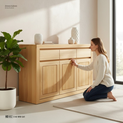 Moderne Kommode Sideboard Kleiderschrank Holz Kommode handgefertigt Massivholz