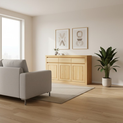 Moderne Kommode Sideboard Kleiderschrank Holz Kommode handgefertigt Massivholz