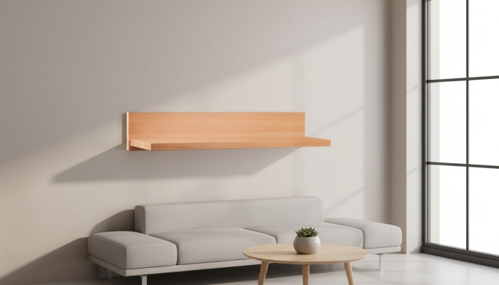 Ablage Hotel Stil Wohnzimmer Wand Regal Bücher Ablagen Schrank Regale 80x25cm
