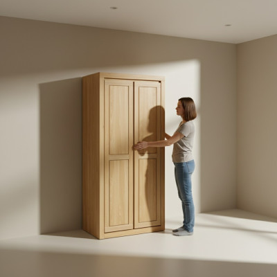 Holz Schränke Garderoben Schlafzimmer Kleider Schrank Echtes Holz Massiv Neu
