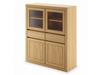 Handgefertigte Kommode Anrichte Holz Kommode aus echtem Holz Regal Wohn Zimmer