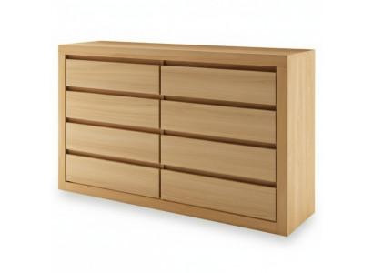 xxl Schubladen Kommode Echtholz Schrank Eiche Massivholz Kommoden Sideboard Neu