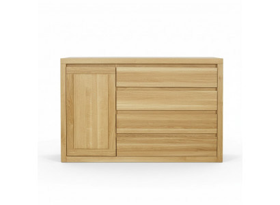Anrichte Kommode Massivholz Schränke Echtes Holz 140x90cm Kommoden Schrank Eiche