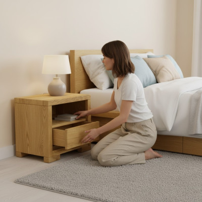 Design Nachttisch Nachtschrank Kommode Vollholz Möbel Holz Möbel Handarbeit