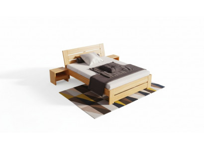 Schlafzimmer Set 5tlg. Bett 2x Nachttisch+Shminktisch Spiegel Vollholz Möbel Neu