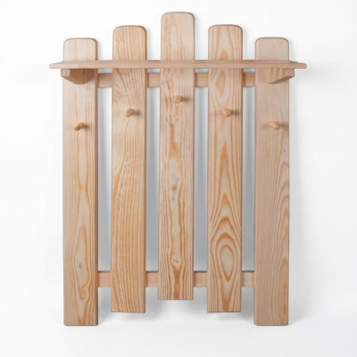 Garderobe Wandgarderobe mit 5 Haken, Wandpaneel Flurgarderobe Garderobenpaneel