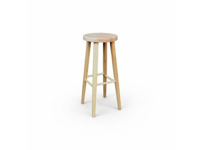 Barhocker Barstuhl Barmöbel Rund Sitzhocker Holzhocker Massivholz Hocker