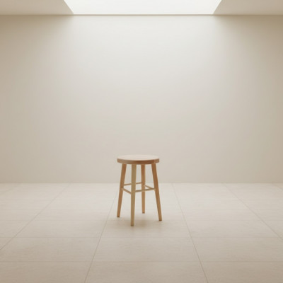 Sitzhocker Hocker hoch Holzhocker Massivholz Rund Sitzhocker Fußhocker Stühle