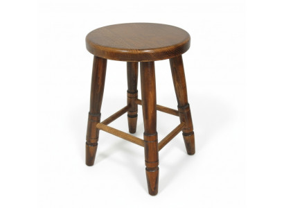 Hocker Holzhocker Sitzhocker Esszimmerhocker Buche Holz Massiv Braun 46 cm