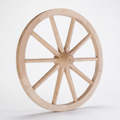 Dekorad Holzrad Ø 60 cm Speichenrad Wagenrad Gartendeko Ladendeko Dekoration Neu