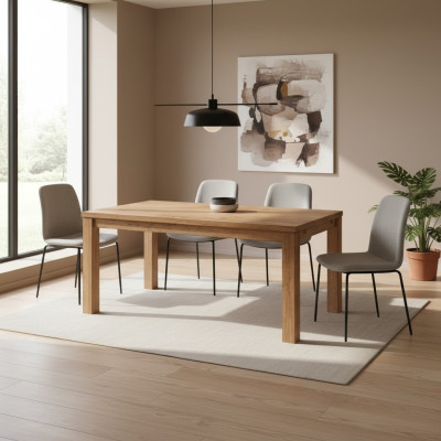 Esstisch Holztisch Holz Tische Tisch Esszimmer Massiv 80 * 80 cm Esszimmertisch