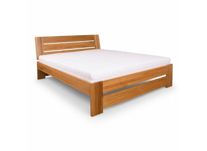 Holzbett Echtes Holz Bett Hotel Design Stil Massive 120x200 Schlafzimmer