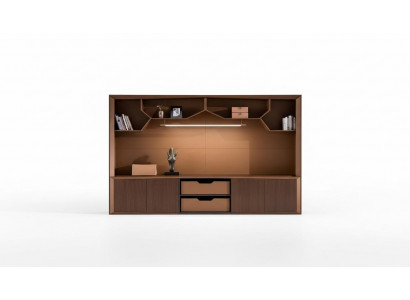 Büro Akten Regal Schrank Holz Regale Schränke Office Wohnzimmer