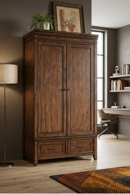 Kleiderschrank Holz Schrank Landhaus Schränke Möbel Schlafzimmer