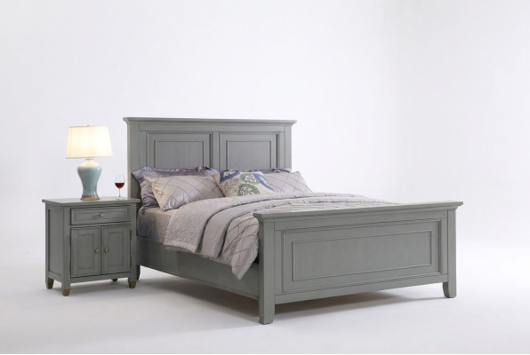 Schlafzimmer Nachttische 3 Stück Set Design Luxus Bett Holz Doppelbett neue Möbel