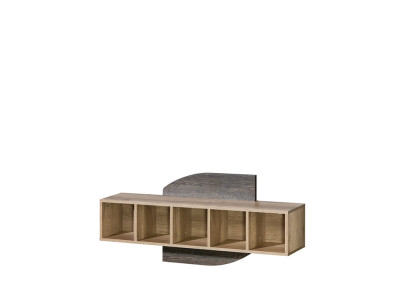Wandregal Regal Bücherschrank Bücherregal Wohnwand Wohnzimmer Wand Regal Sofort
