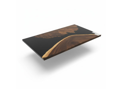 Luxus River Table Epoxidharz Esstisch Massiv Tische 150x80 cm Echtes