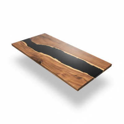 Esstisch River Table Massiv Tische 201*81 Flusstisch Echtes Holz Epoxidharz