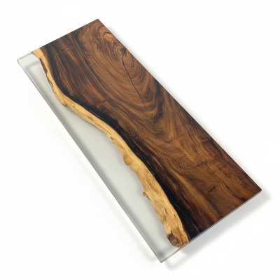 Epoxid harz esstisch echtes holz massive möbel wasserfall epoxy deko tisch