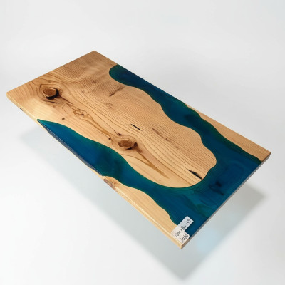 Fluss Tische Esstisch Design Tisch Moderne Möbel 160x80 Epoxid Harz
